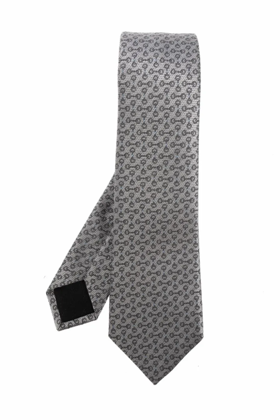 Gucci SILVER Silk tie