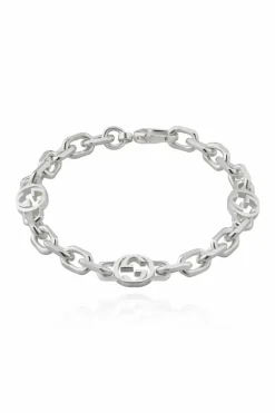 Gucci SILVER Silver bracelet with logo