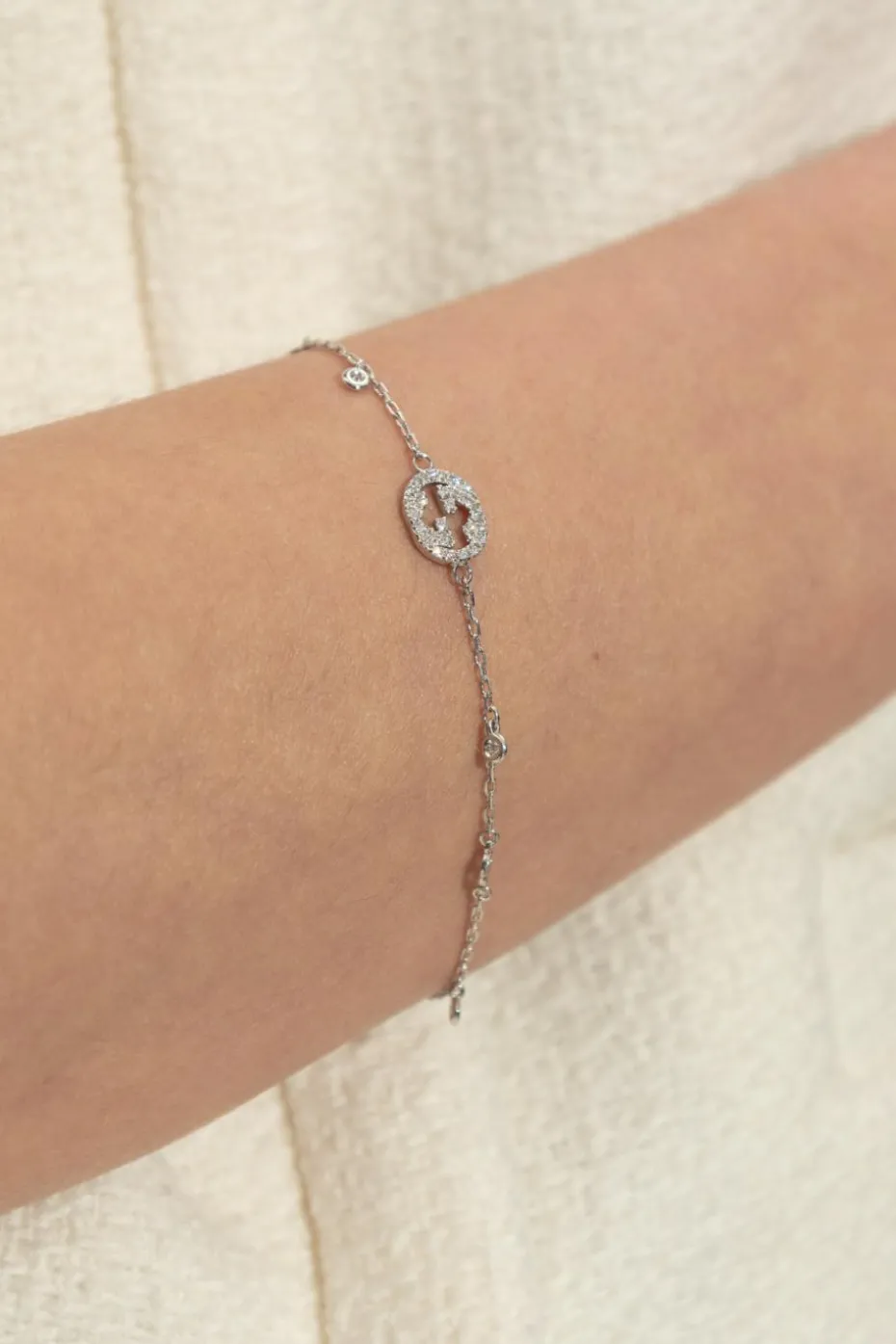 Gucci SILVER White Gold Bracelet