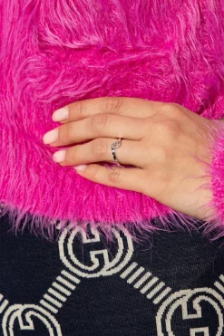 Gucci SILVER White gold ring