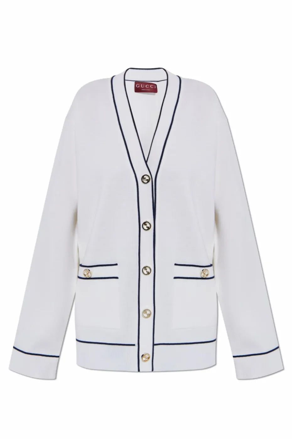Gucci WHITE Cardigan with pockets