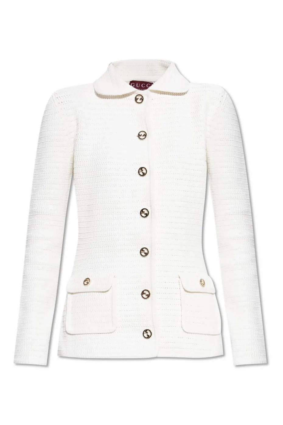 Gucci WHITE Cardigan with pockets