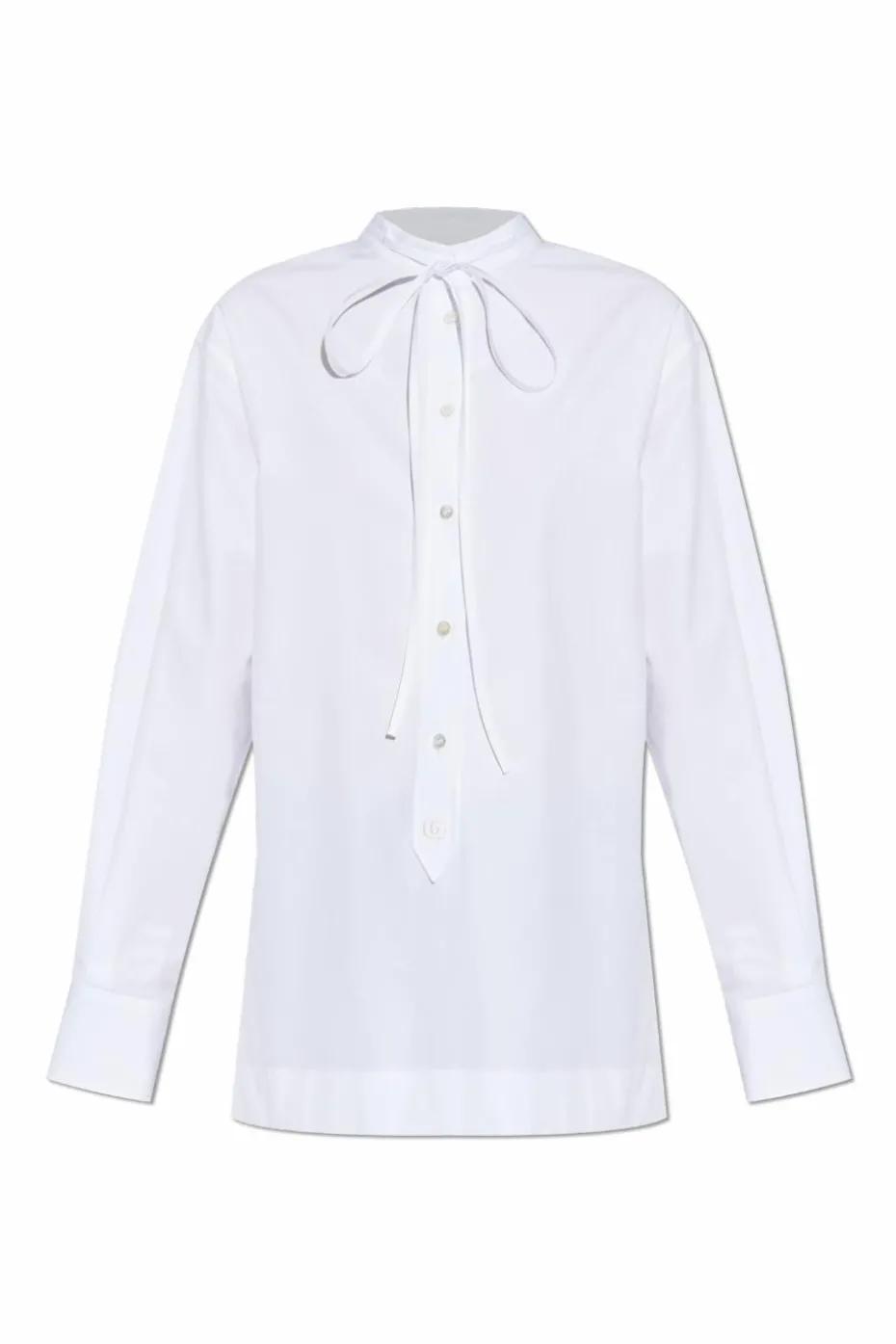 Gucci WHITE Cotton shirt with stand-up collar