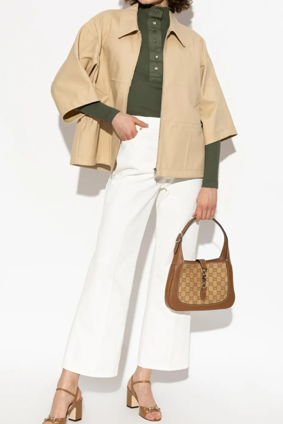 Gucci WHITE Pants with logo