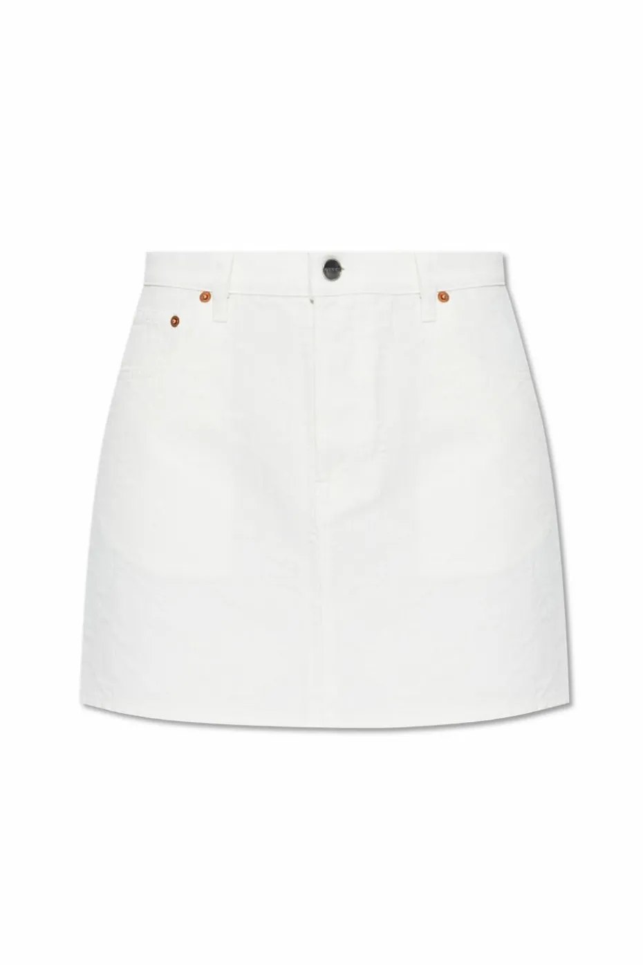 Gucci WHITE Skirt with monogram