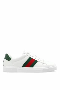 Gucci WHITE Sneakers with āWebā stripe