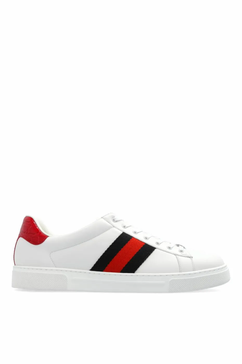 Gucci WHITE Sneakers with `Web` stripe
