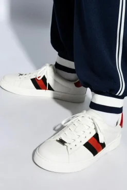 Gucci WHITE Sneakers with `Web` stripe