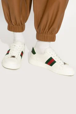 Gucci WHITE Sneakers with ‘Web’ stripe