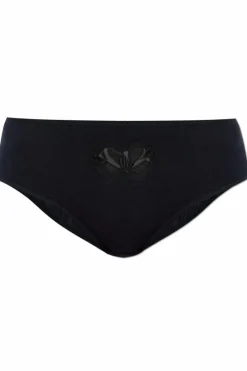 Hanro BLACK Cotton briefs from the `Kalea` collection
