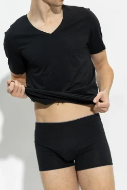 Hanro BLACK Cotton T-shirt