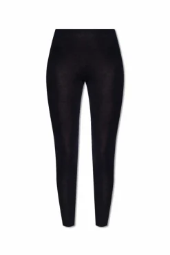 Hanro BLACK Silk-blend leggings