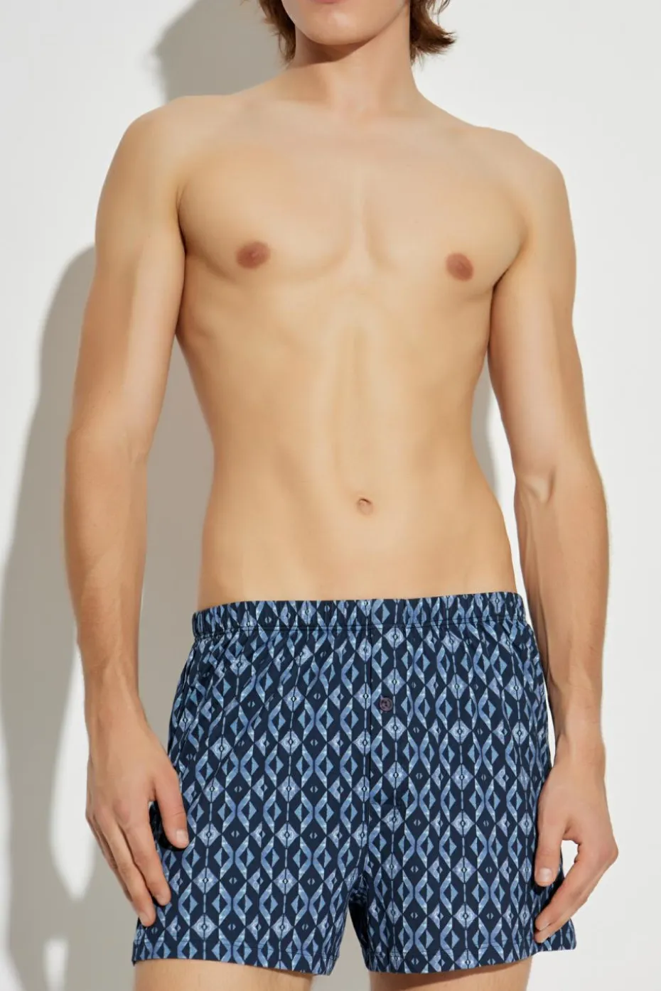 Hanro BLUE Patterned boxers