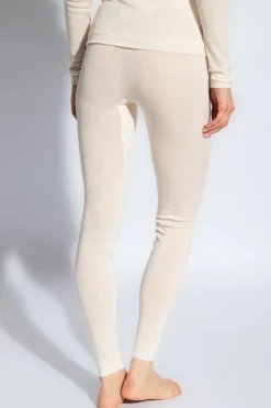 Hanro cream Silk blend leggings