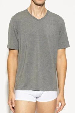 Hanro GREY V-neck T-shirt