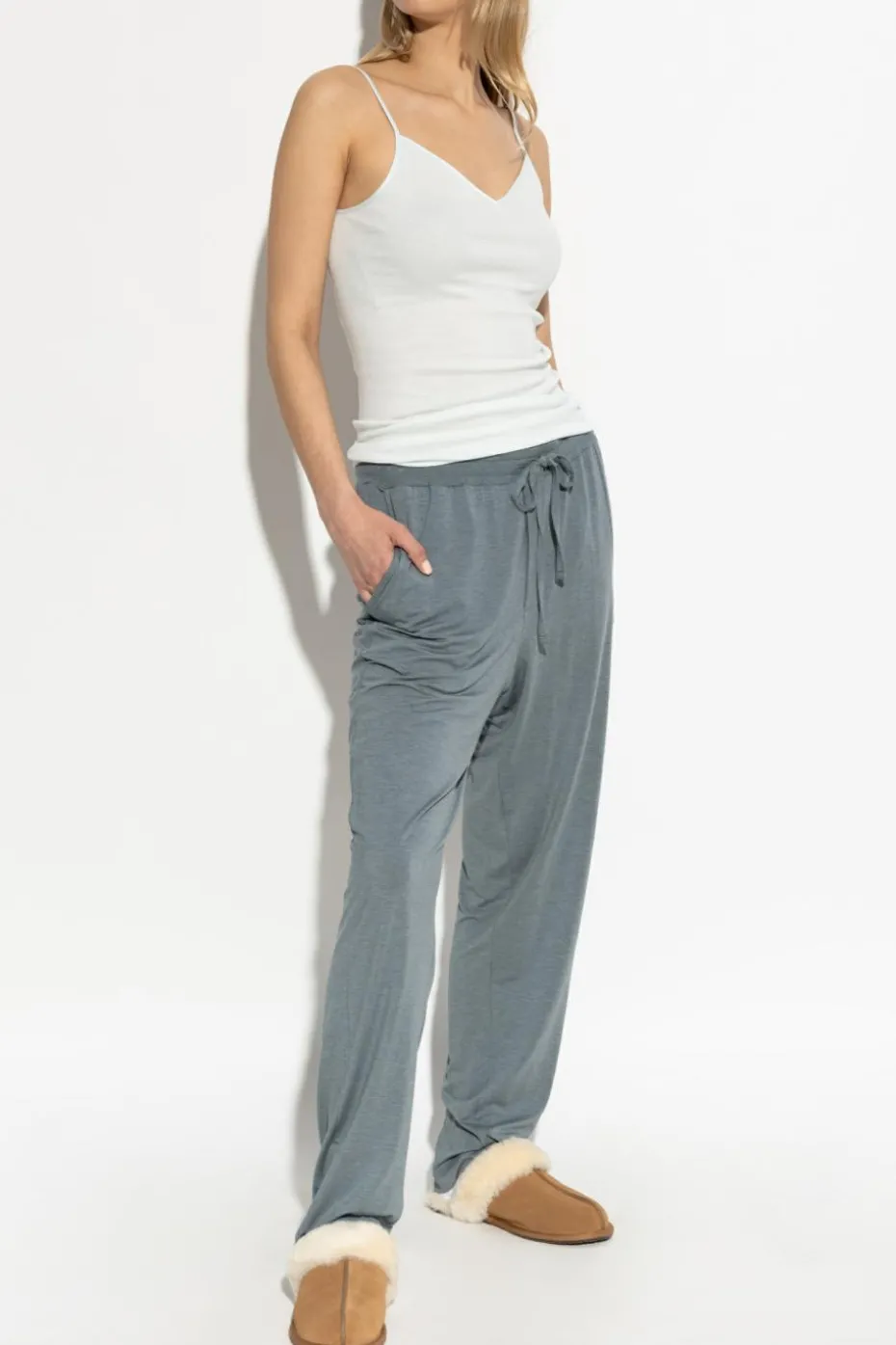 Hanro light blue Top Seamless