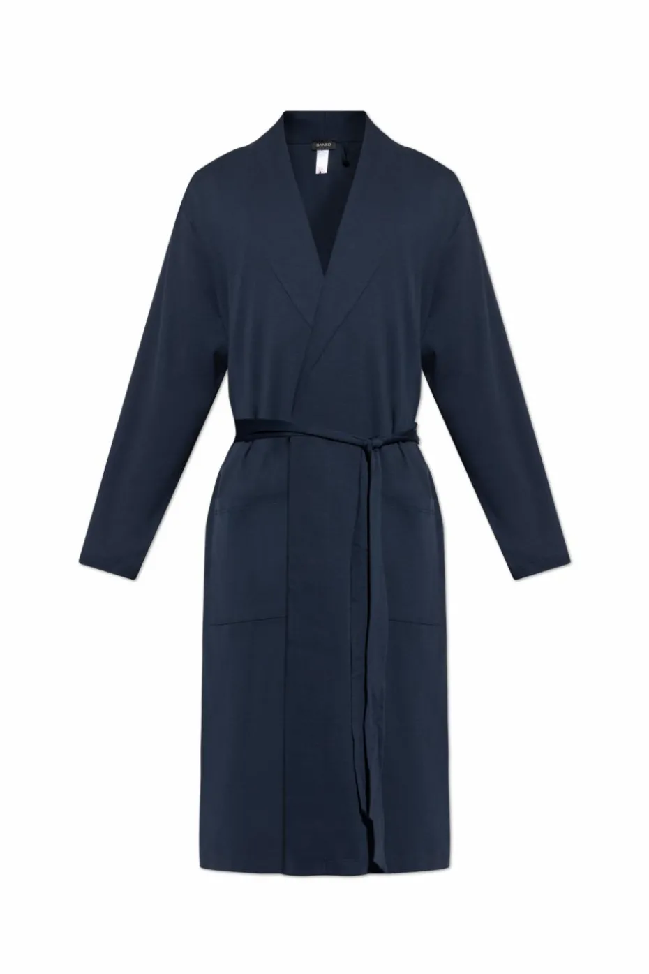 Hanro NAVY BLUE Cotton robe