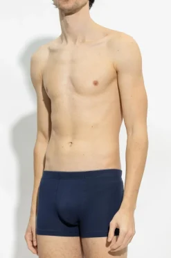 Hanro NAVY BLUE Cotton shorts