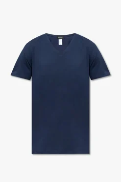 Hanro NAVY BLUE Cotton T-shirt