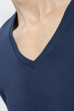 Hanro NAVY BLUE Cotton T-shirt