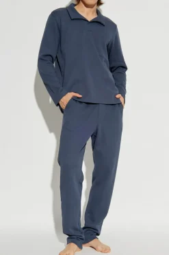 Hanro NAVY BLUE Knit pants