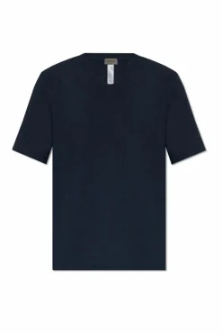 Hanro NAVY BLUE V-neck T-shirt