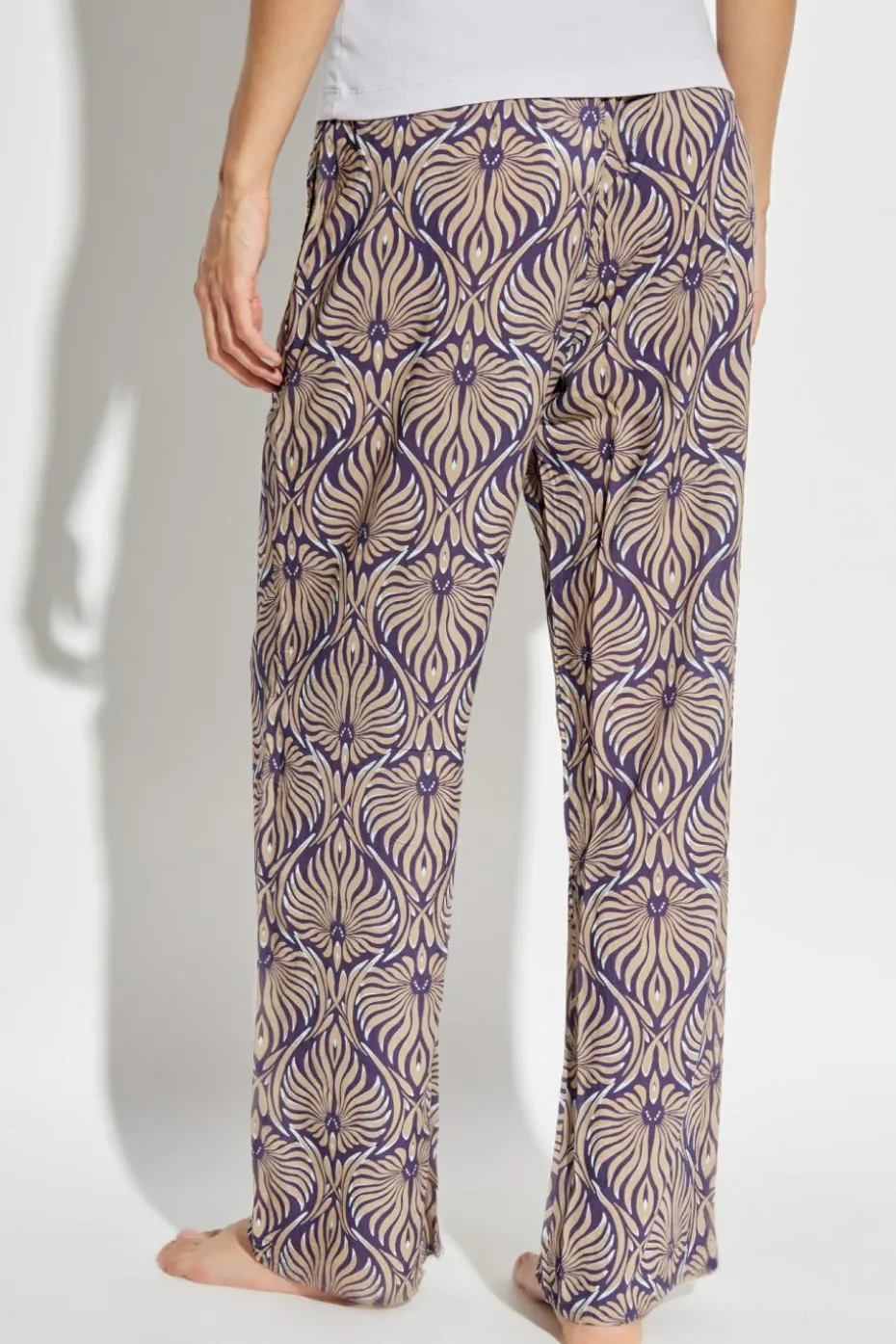 Hanro PURPLE Patterned trousers