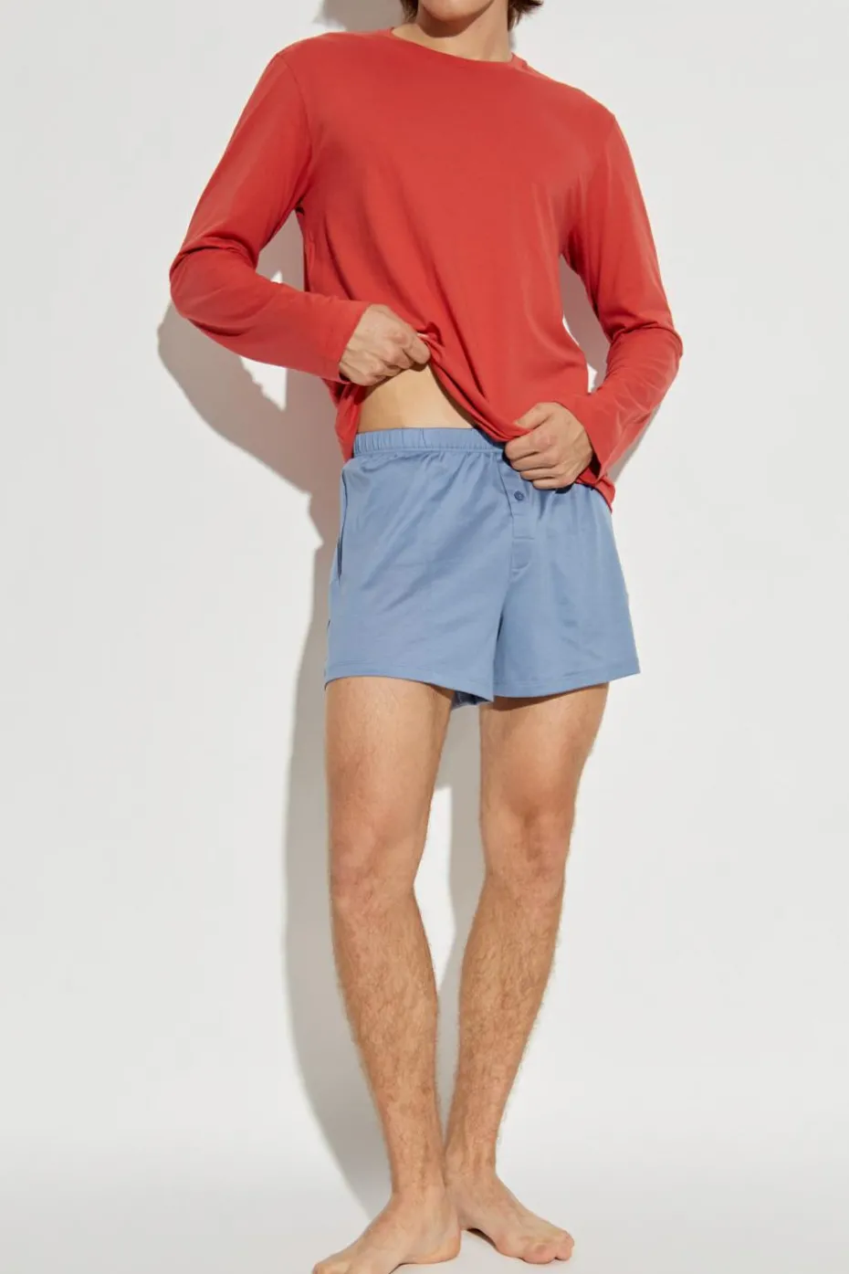 Hanro RED Long sleeve T-shirt
