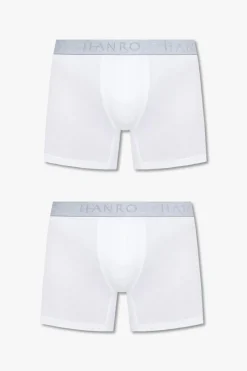 Hanro WHITE Boxers 2-pack