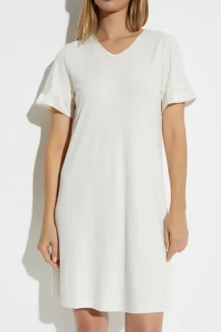 Hanro WHITE Nightdress from the `Claire` collection