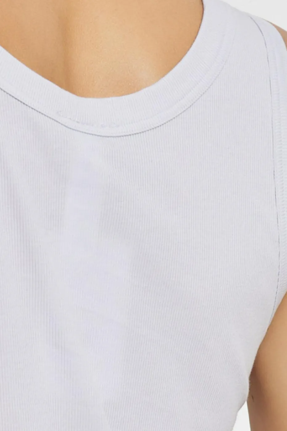 Hanro WHITE Ribbed top