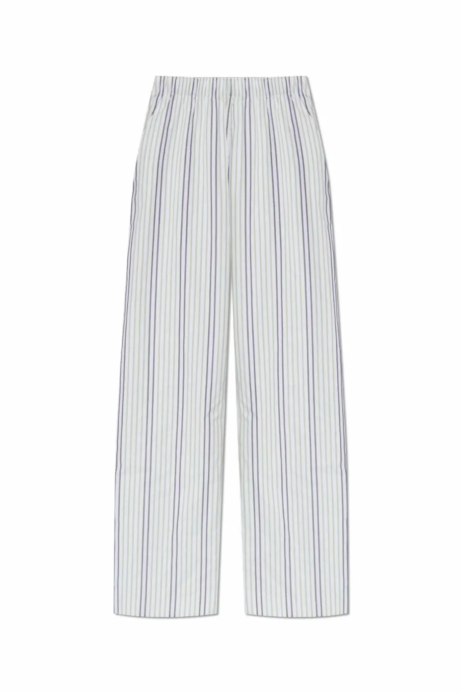 Hanro WHITE Striped pajama bottoms