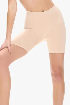 Heist Studios beige 'Contour' shorts