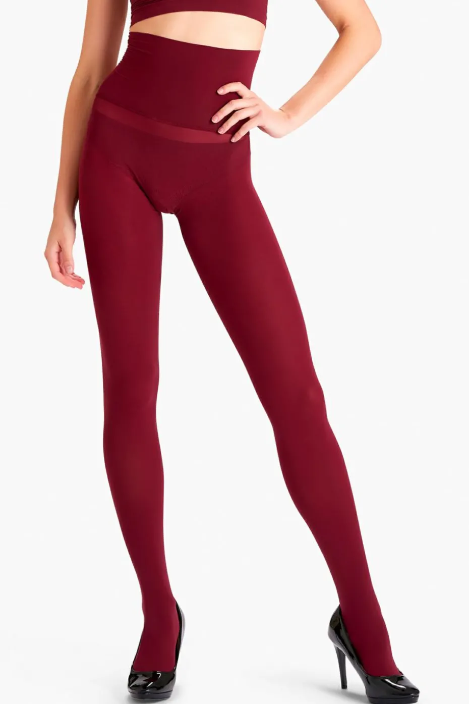 Heist Studios BURGUNDY Tights "The Eighty Colours"
