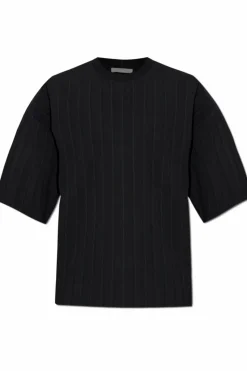 Helmut Lang BLACK T-shirt with logo