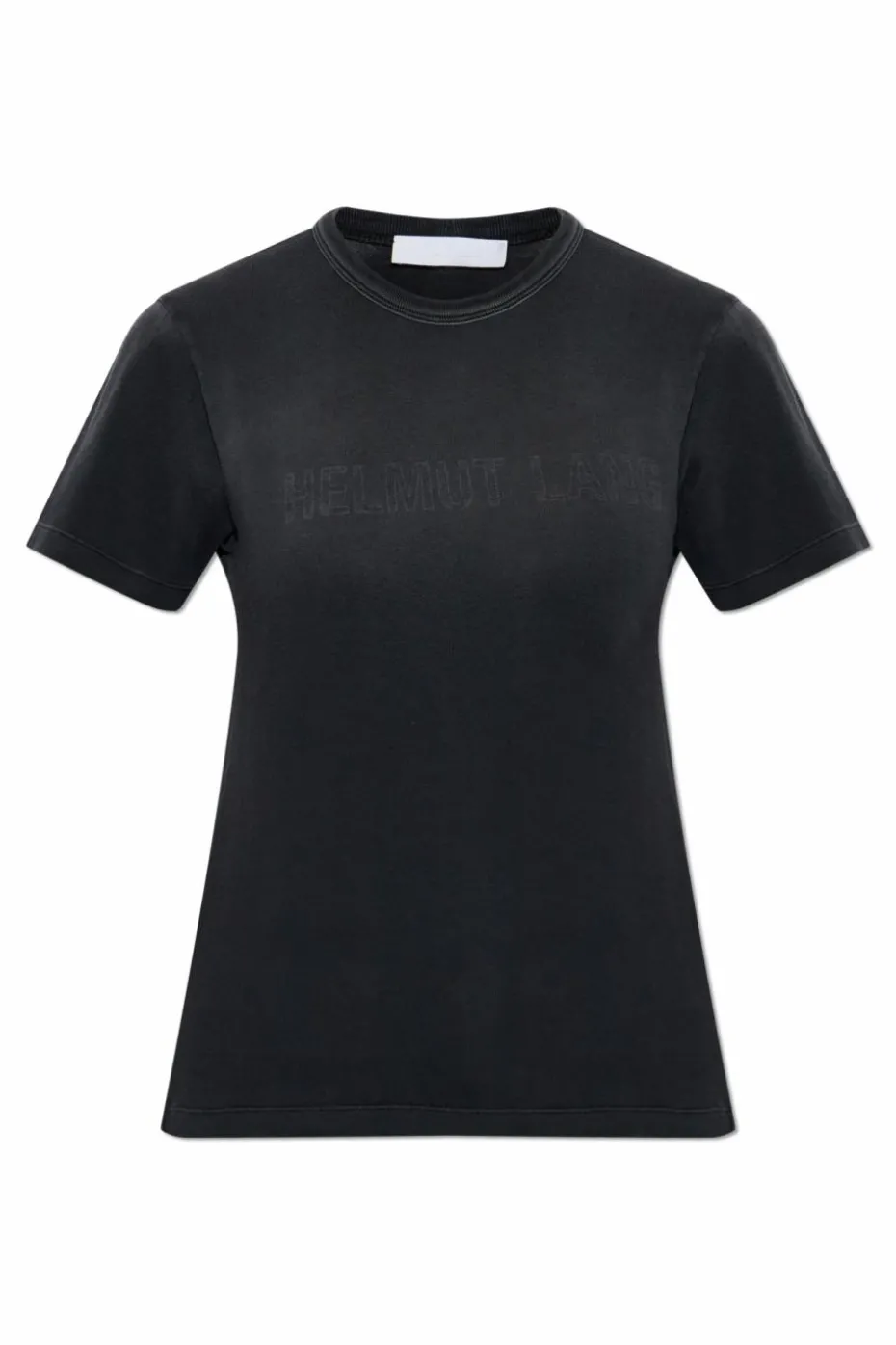 Helmut Lang BLACK T-shirt with logo