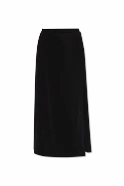 Helmut Lang BLACK Wrap tie skirt