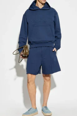 Helmut Lang NAVY BLUE Logo sweatshirt