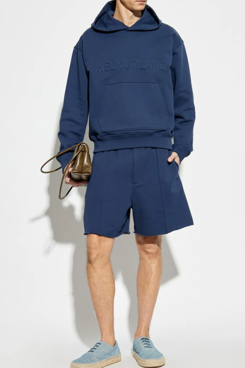 Helmut Lang NAVY BLUE Logo sweatshirt