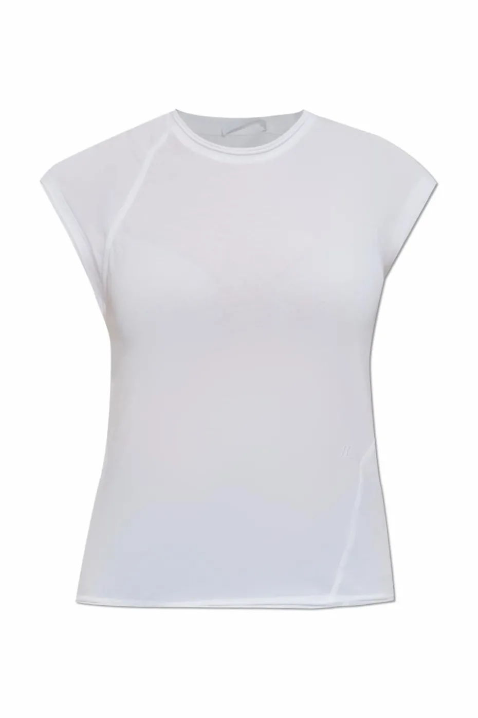 Helmut Lang WHITE T-shirt with raw edges