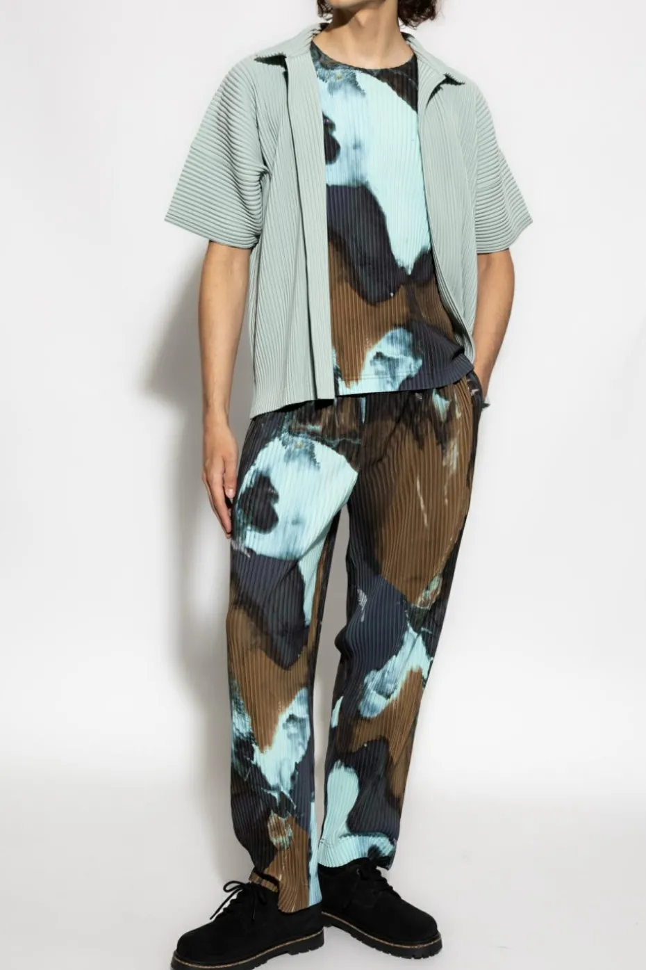 Homme Plissé Issey Miyake GREEN Short-sleeve shirt