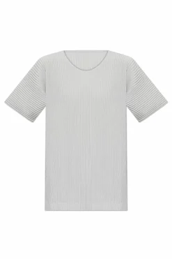 Homme Plissé Issey Miyake GREY Pleated T-shirt