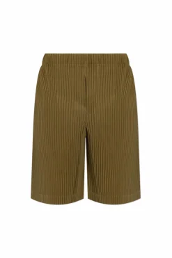 Homme Plissé Issey Miyake GREEN Pleated shorts