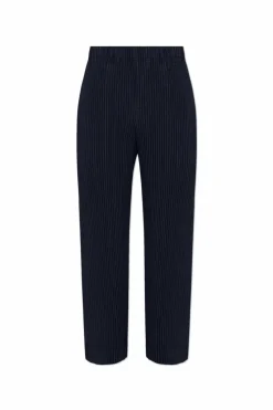 Homme Plissé Issey Miyake NAVY BLUE Pleated Pants