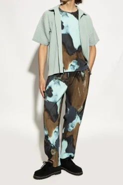 Homme Plissé Issey Miyake MULTICOLOUR Pleated t-shirt