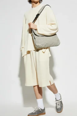 Homme Plissé Issey Miyake cream Ribbed shorts