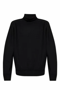 Homme Plissé Issey Miyake BLACK Wool Turtleneck