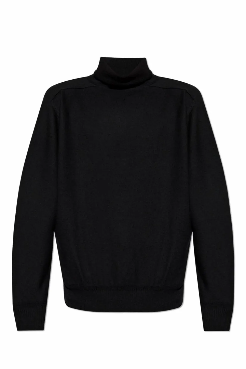Homme Plissé Issey Miyake BLACK Wool Turtleneck