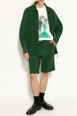 Homme Plissé Issey Miyake WHITE Printed T-shirt