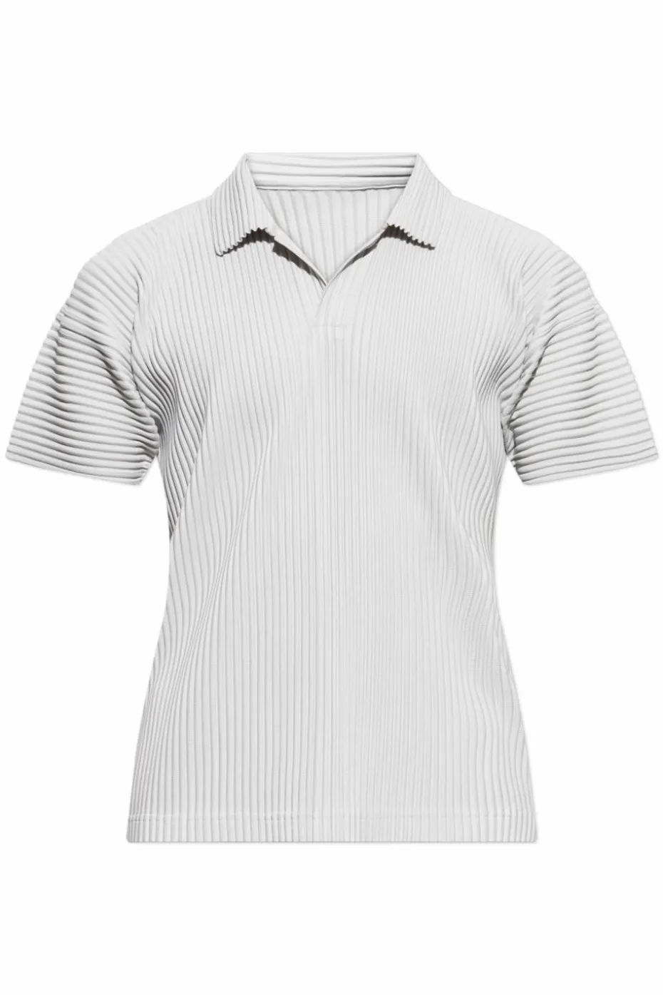 Homme Plissé Issey Miyake GREY Pleated Polo